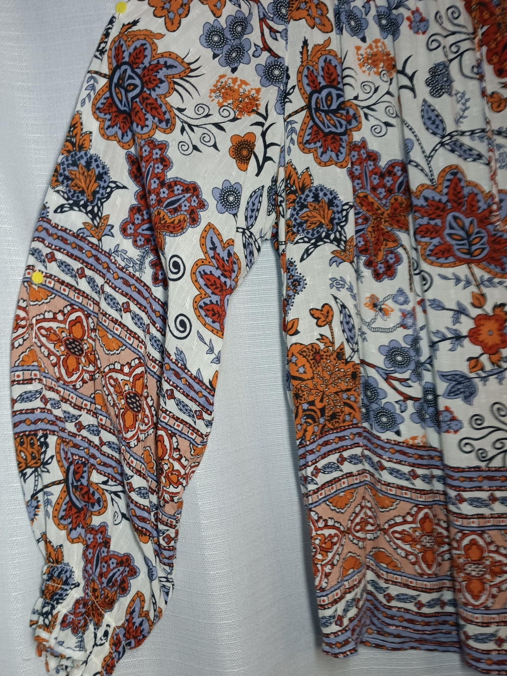 Christian Siriano New York Boho Top Lg - Picture 3 of 6